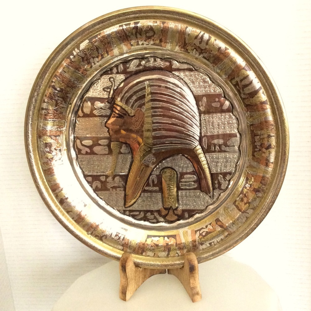 Vintage 🇪🇬 Egyptian handmade wall plate